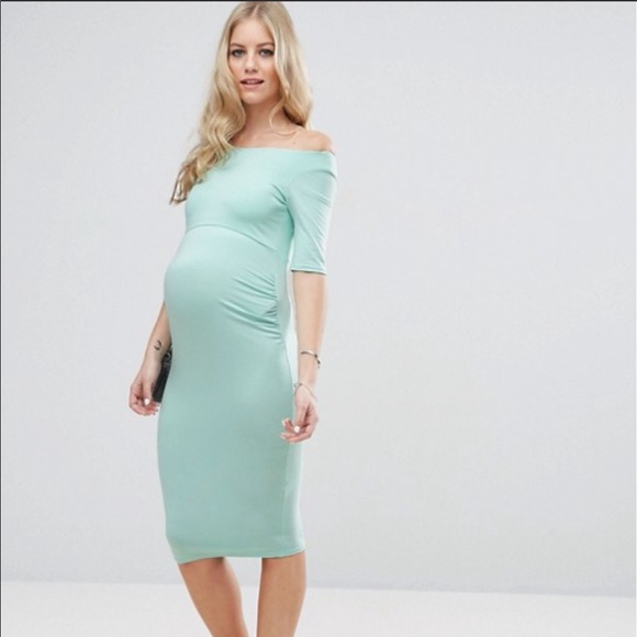 NWT ASOS petite Bardot dress (maternity) - Picture 3 of 4